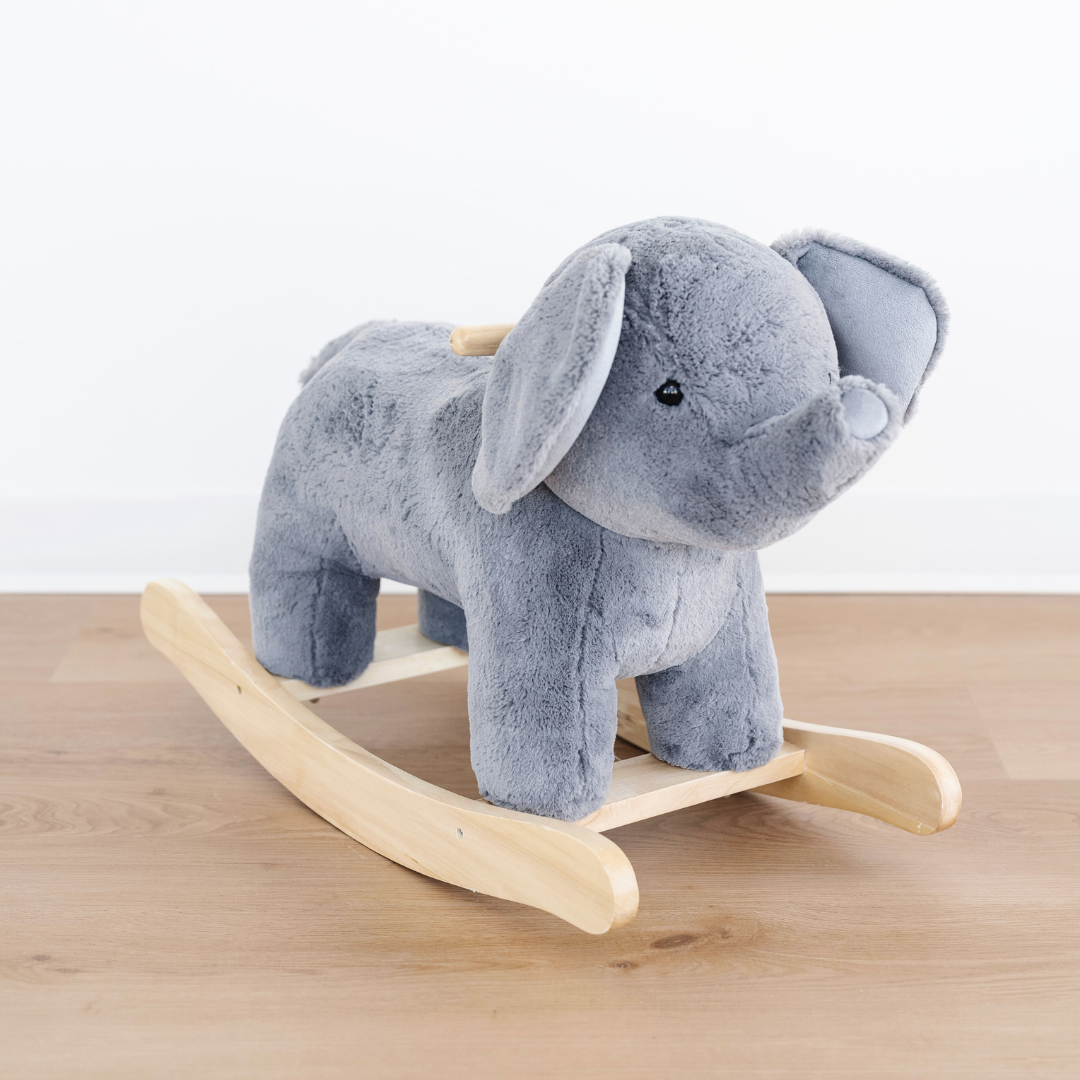 Plush Elephant Rocker