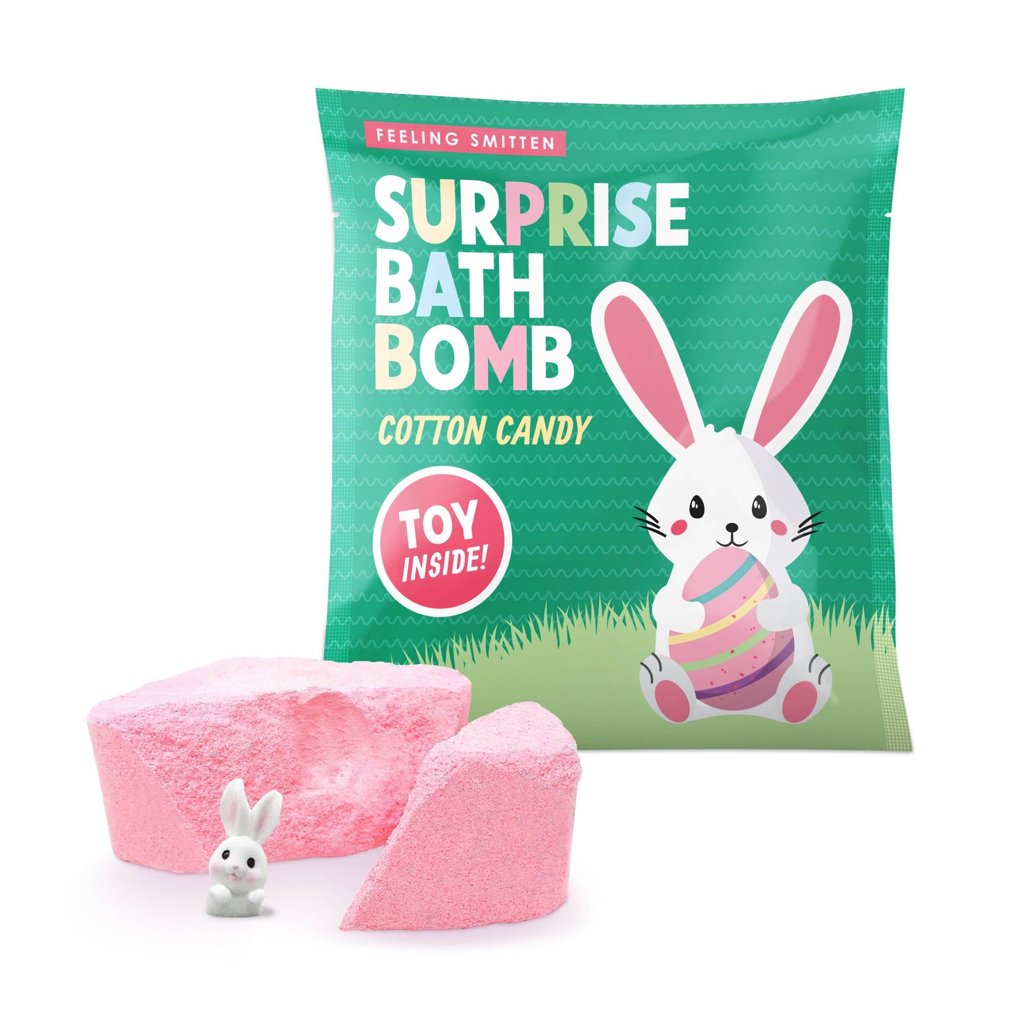 Cotton Candy Surprise Bath Bomb (Surprise Toy Inside)