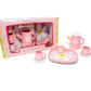 Pink Silicone Tea Set: Flower Power