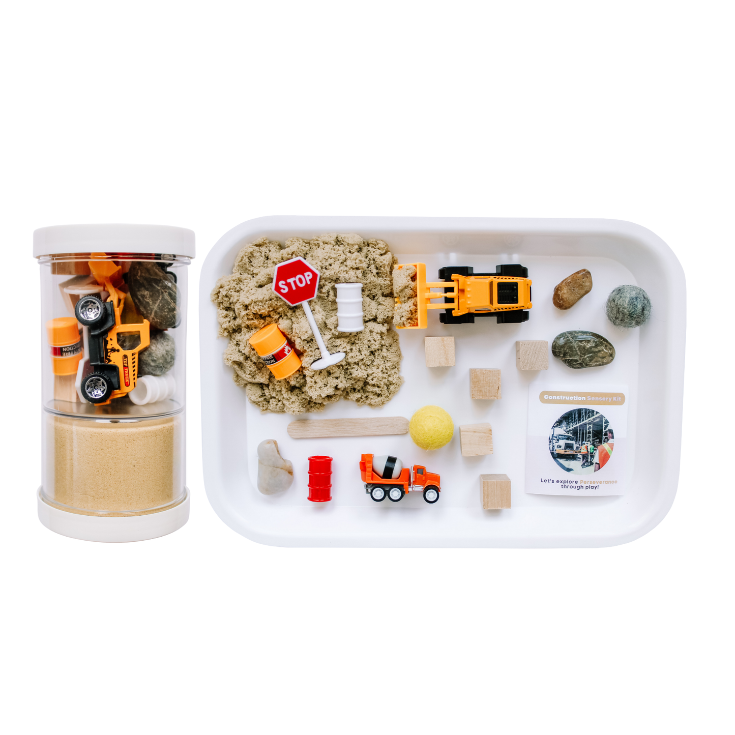 Children's Construction Sensory Play Dough Kit: Play Dough