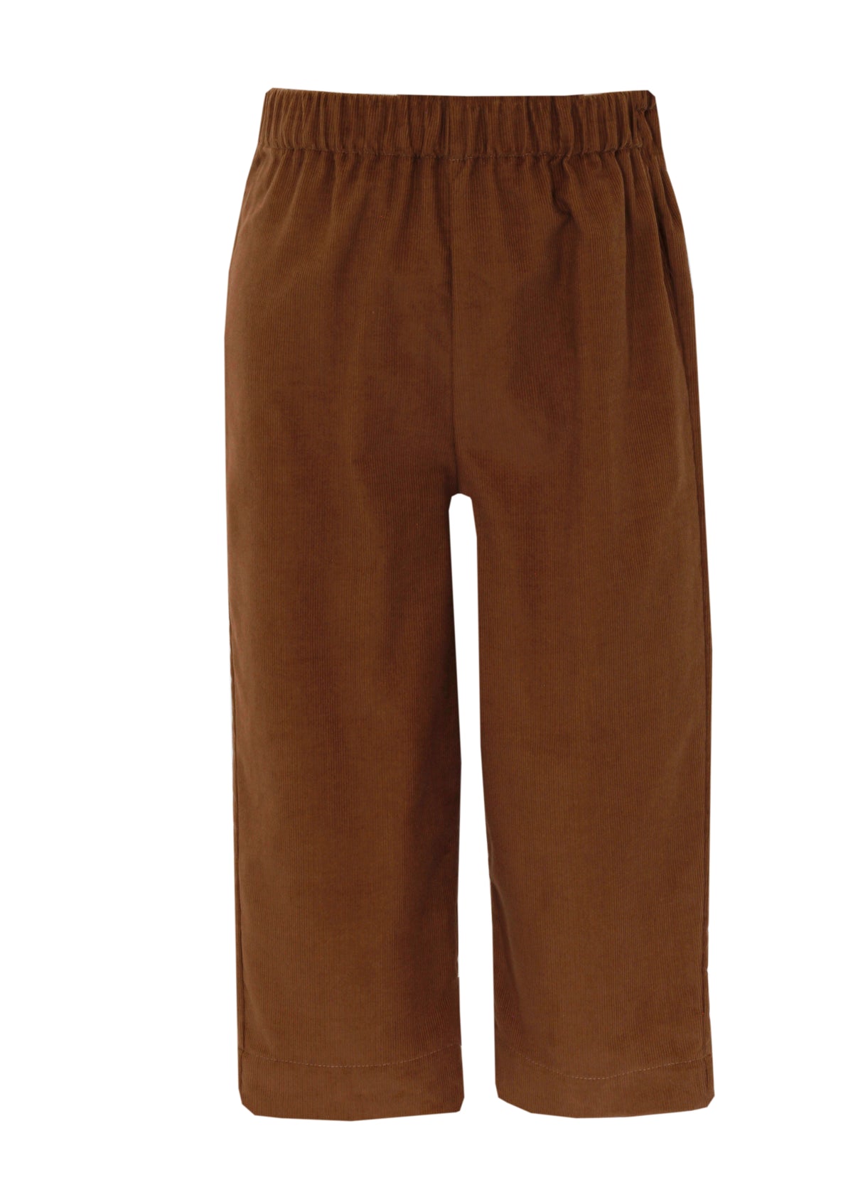 Brown pants on a white background