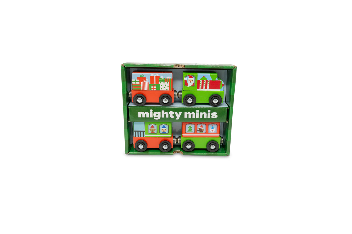 Magnetic Christmas Train Mighty Minis - Set of 4