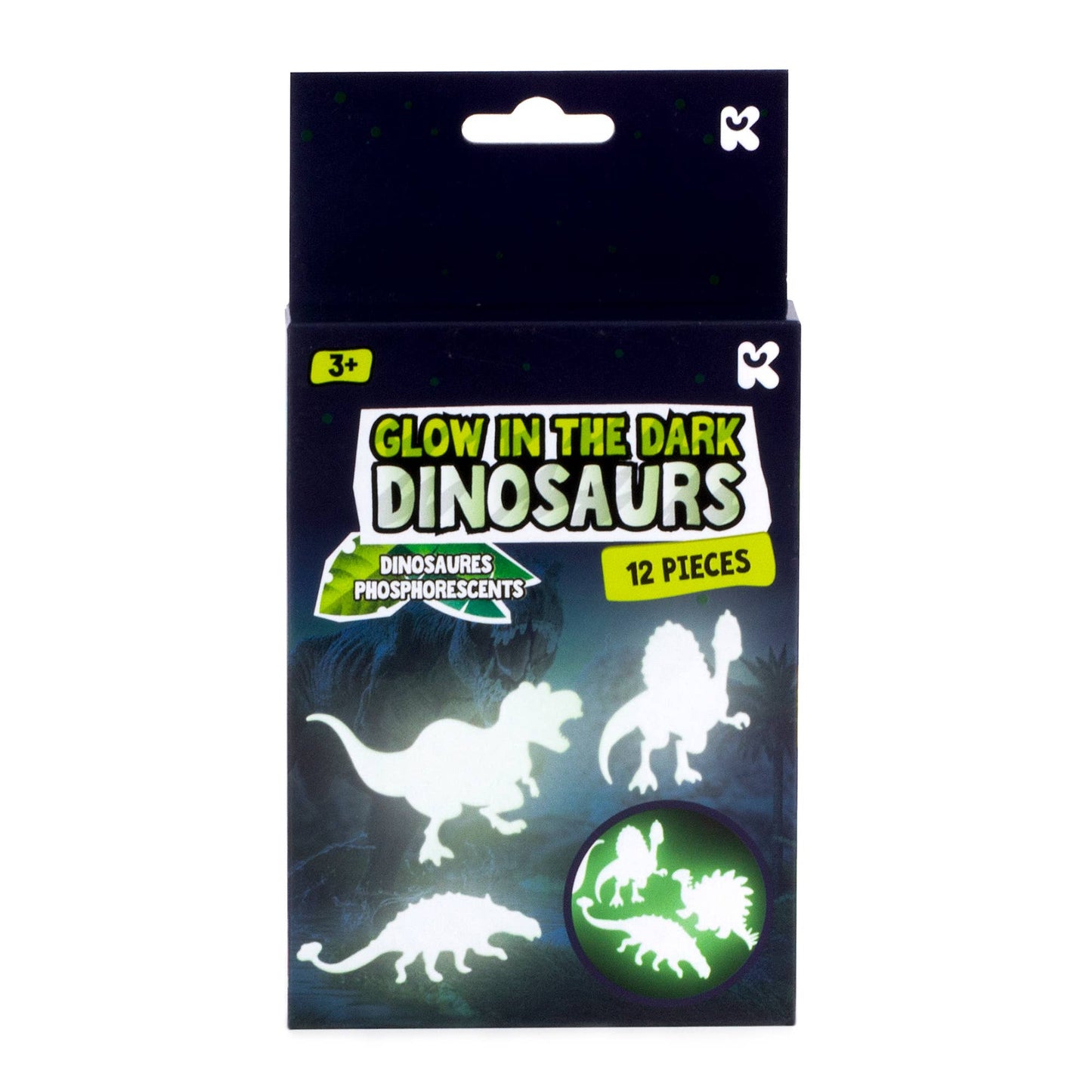 Glow in the Dark Dinosaur Shapes