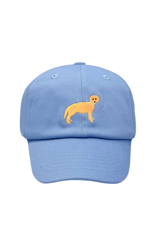 Kids Baseball Hat, Golden Lab Retriever