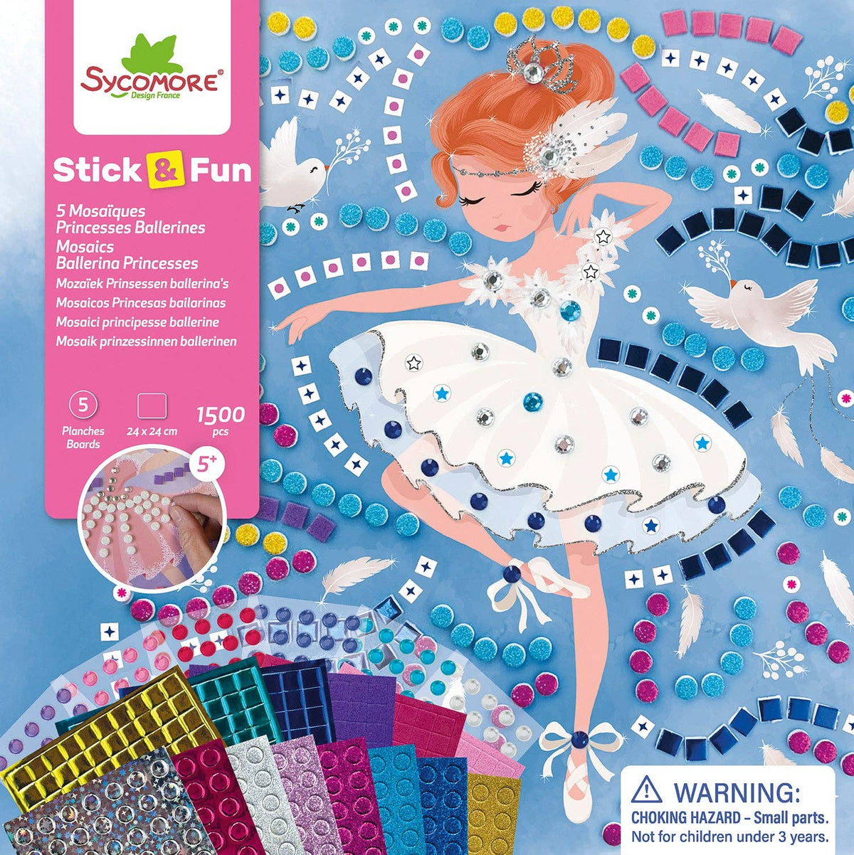 Stick'N Fun - Mosaics Ballerina Princesses