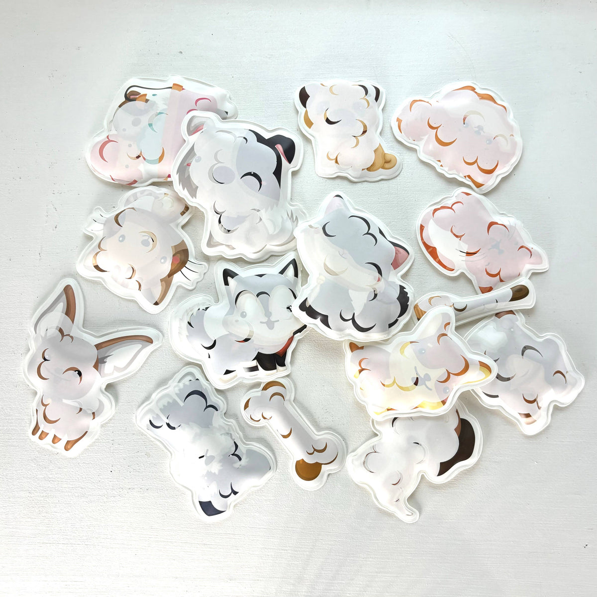 Color Changing Bath Stickers - Muddy Paws Interactive Toy