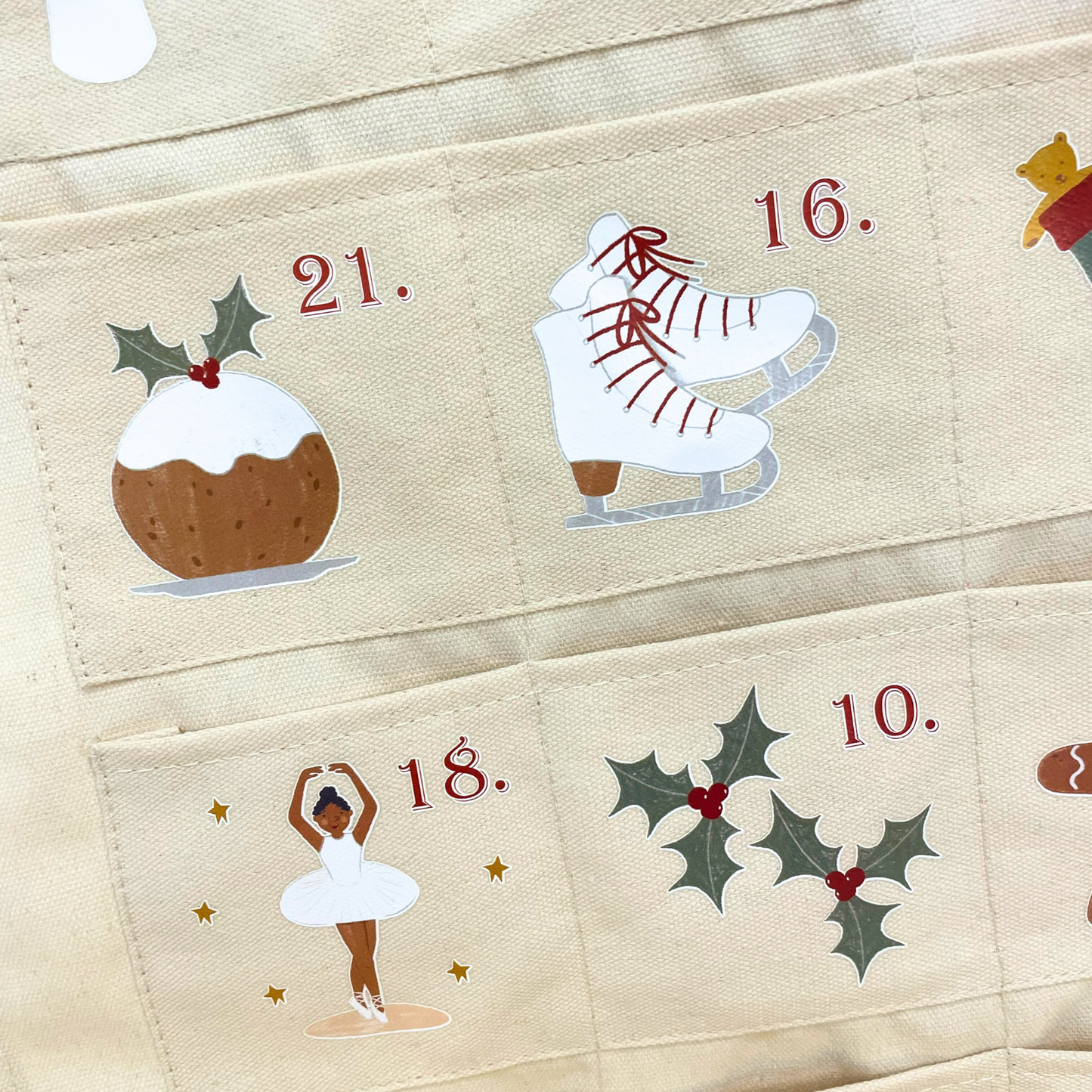 Fabric Christmas Advent Calendar
