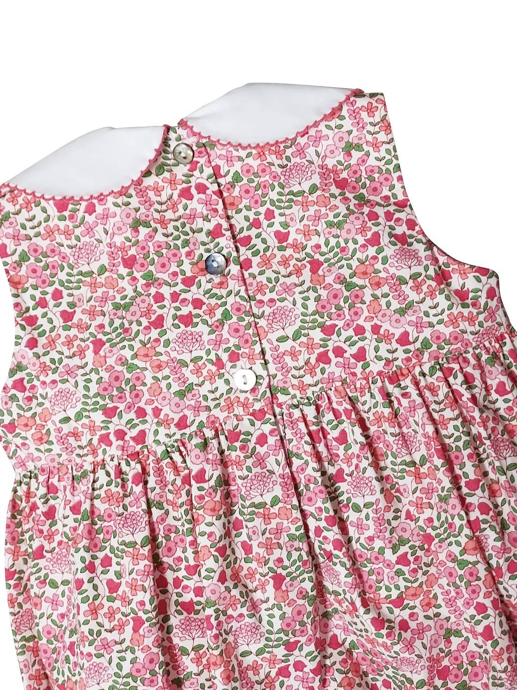 Brooke Floral Print Smocked Bubble