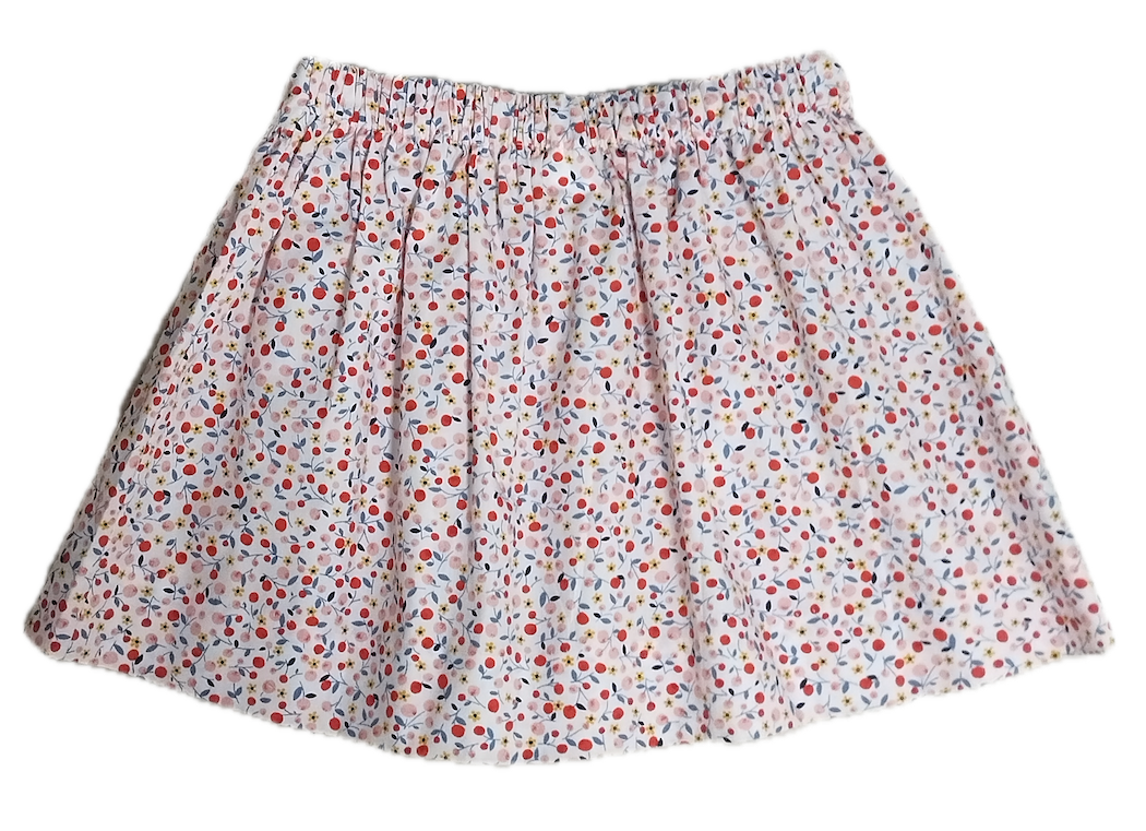 Cherry Print Skirt