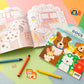 Dogs Coloring Book + Stickers