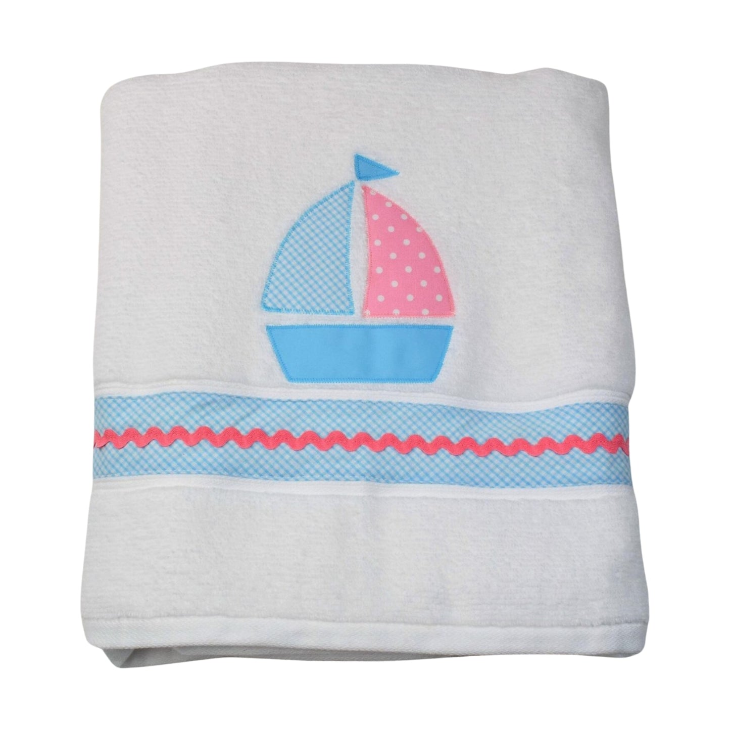 Beach Towel, Girl Sailboat 2024