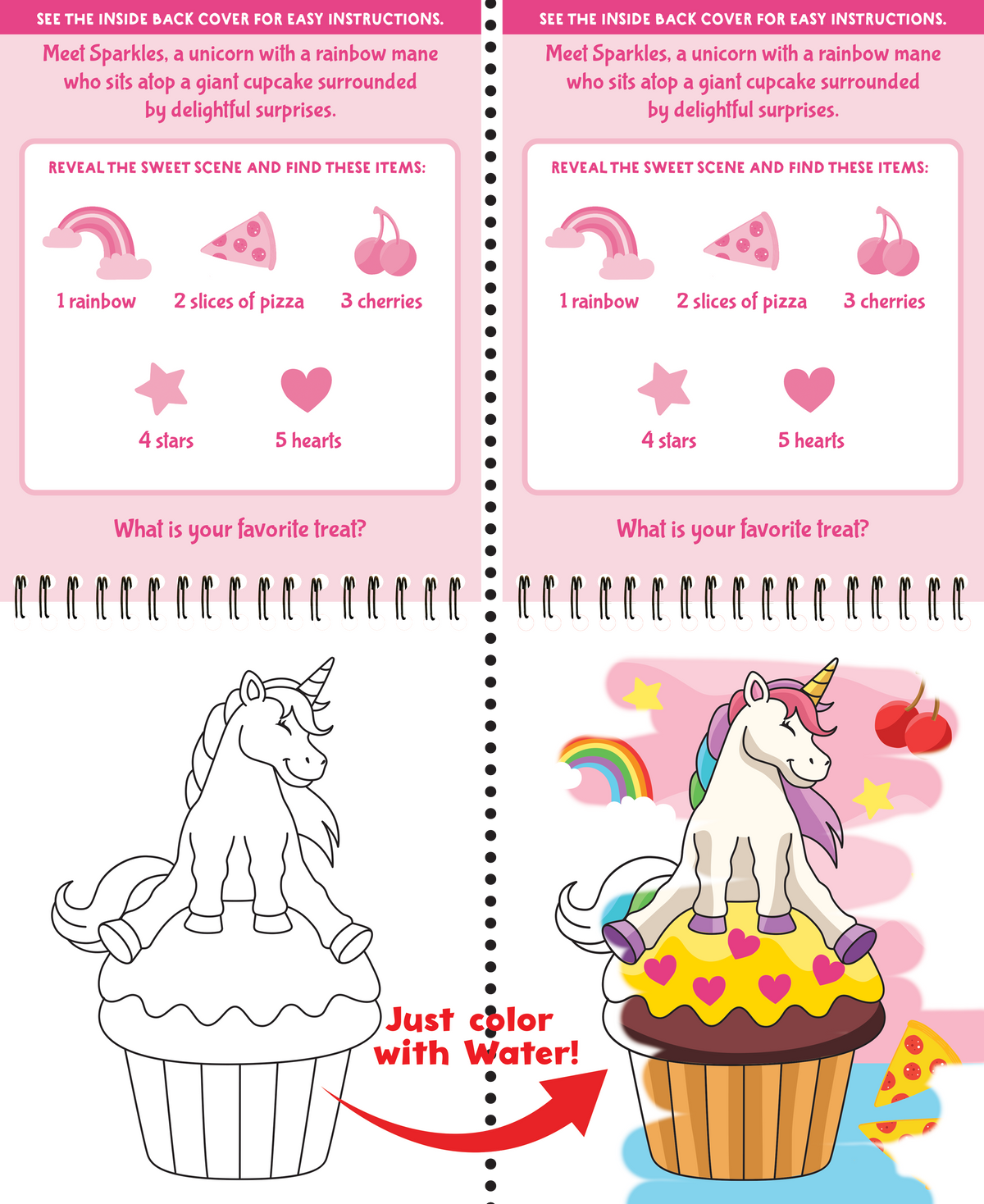 Color With Water - Unicorns