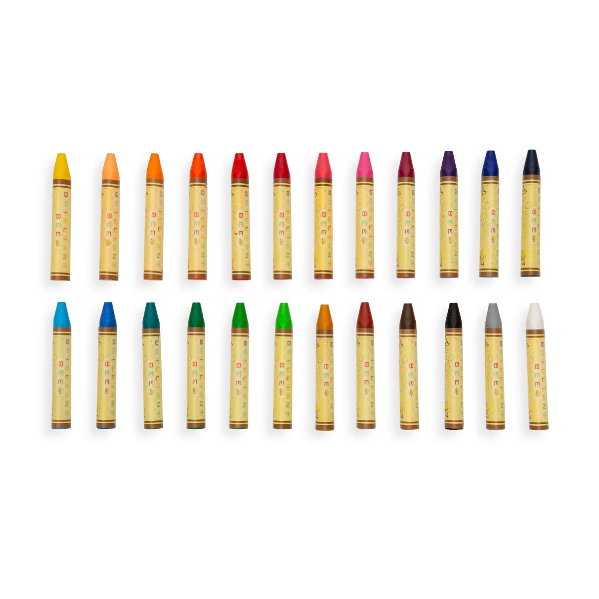 Brilliant Bee Crayons, Set of 24