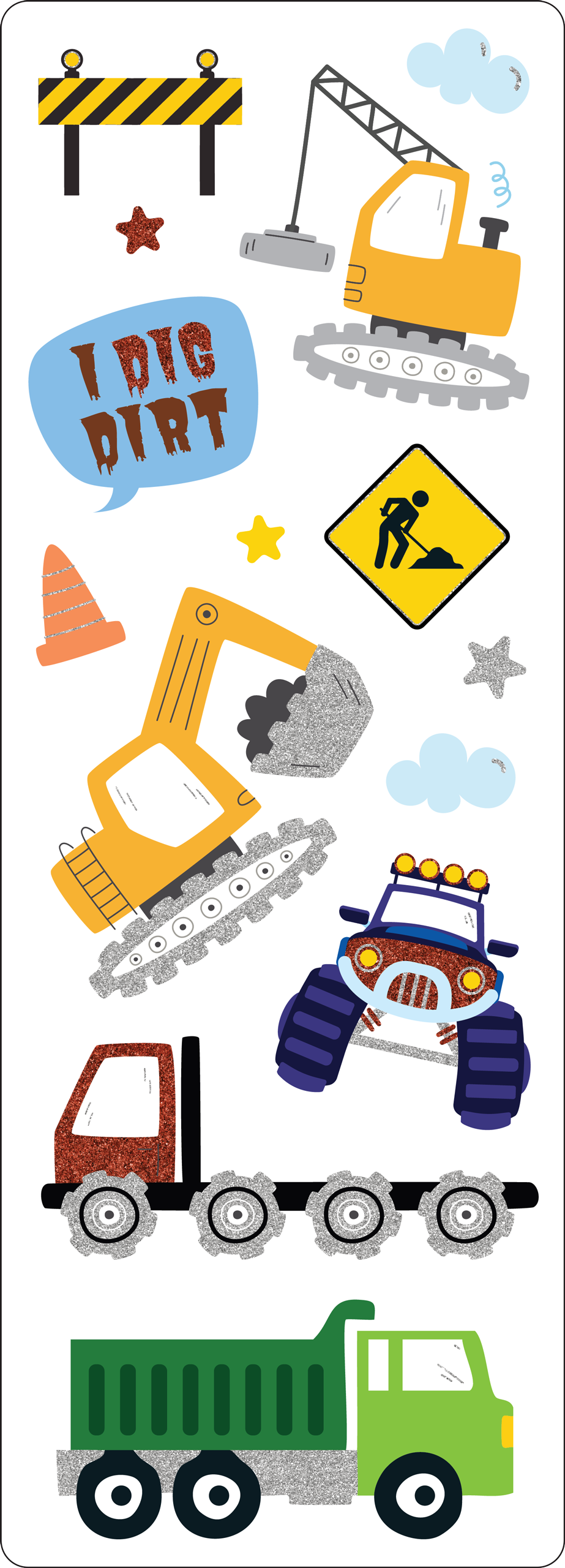 Trucks Sticker Set