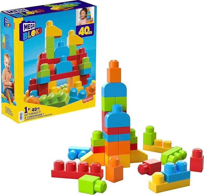 Mega Bloks Let's Build It! 40-Piece Set