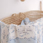 Muslin Swaddle, Blue Toile De Jouy