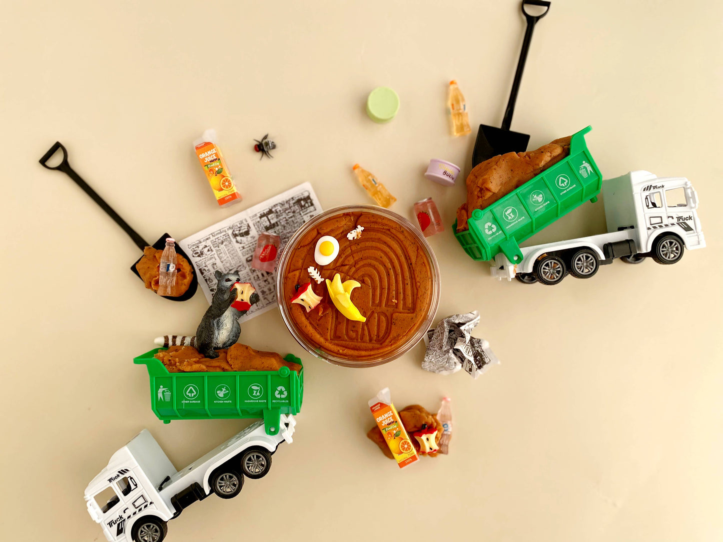 Garbage (Root Beer) KidDough Play Kit