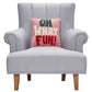Hook Pillow, Oh What Fun!