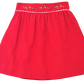 Corduroy Red Christmas Skirt