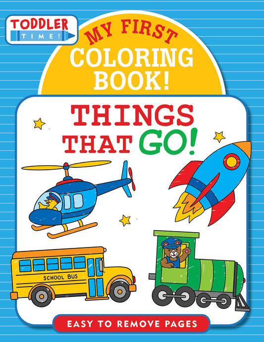My First Coloring Book! Things That Go!