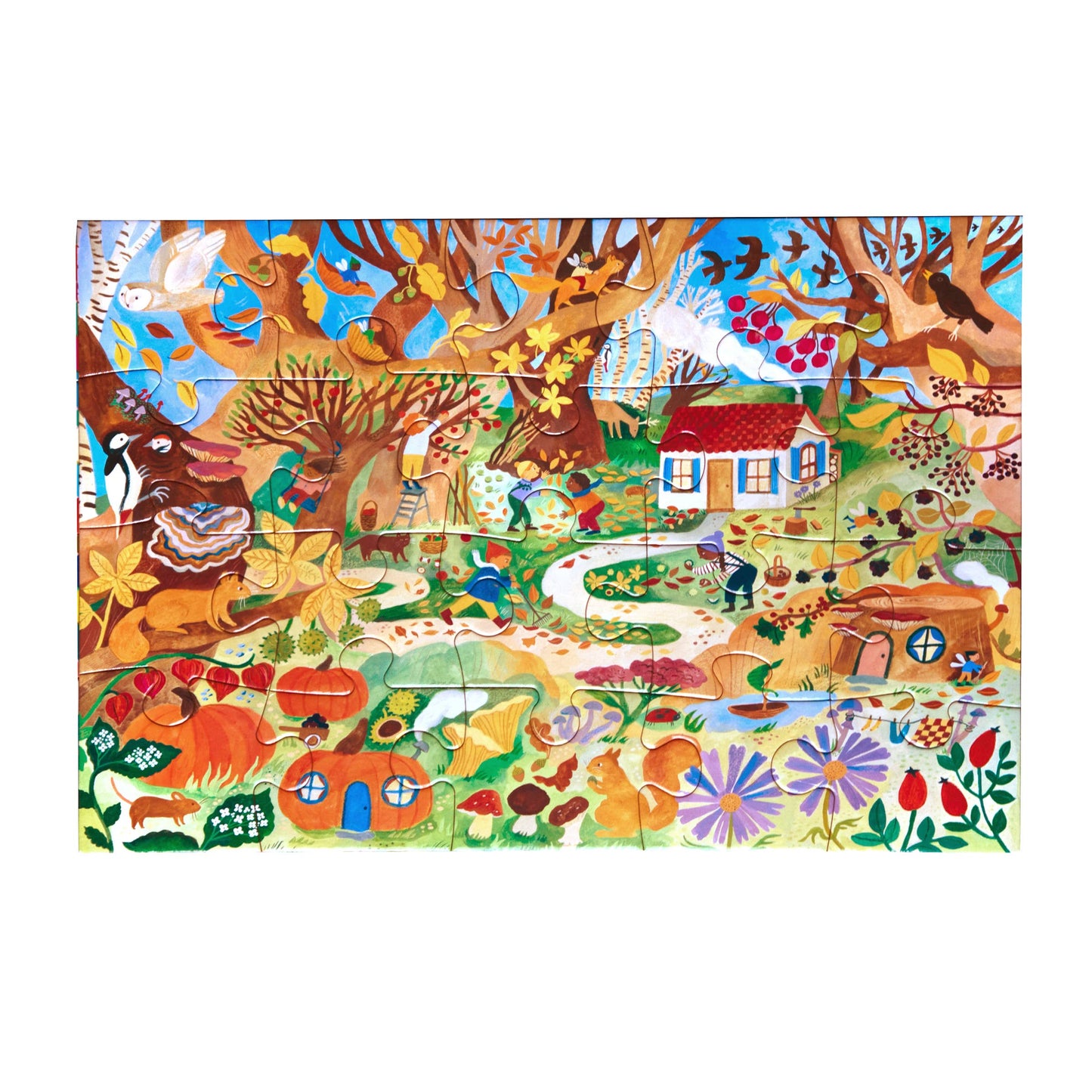 Fairy Cottage 20 Piece Rectangle Puzzle