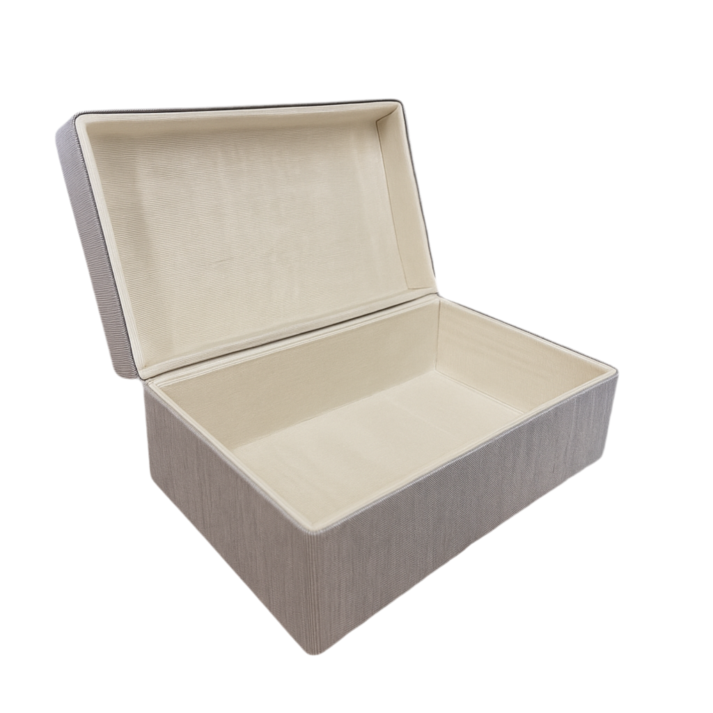 Blue Microstripe Small Keepsake Box