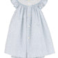 Blue Breeze Floral Bishop Smocked Dress