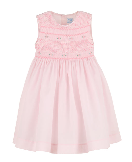 Enchanting Full Smock Pink Dress