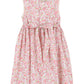 Berry Bouquet Fuchsia Floral Print Smock Dress