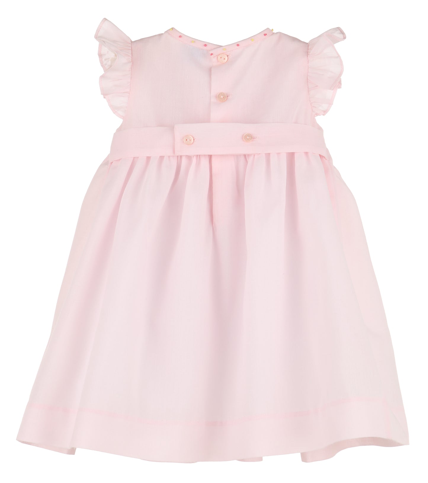 Classical Diamond Smock Angel Wing Pink Dress