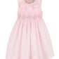 Classical Diamond Smock Petal Collar Pink Dress