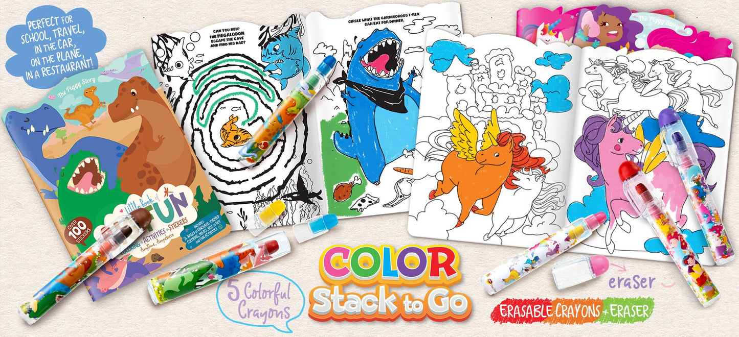 Color Stack to Go Erasable Crayons, Believe in Magic (sold individually)