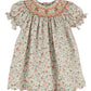 Autumn Glow Smock Bishop Dress