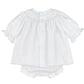 Classic Embroidery Feston Bishop Dress