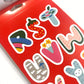 A Whole Lotta Stickers, Alphabet