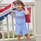 Smocked Shortall - Flags