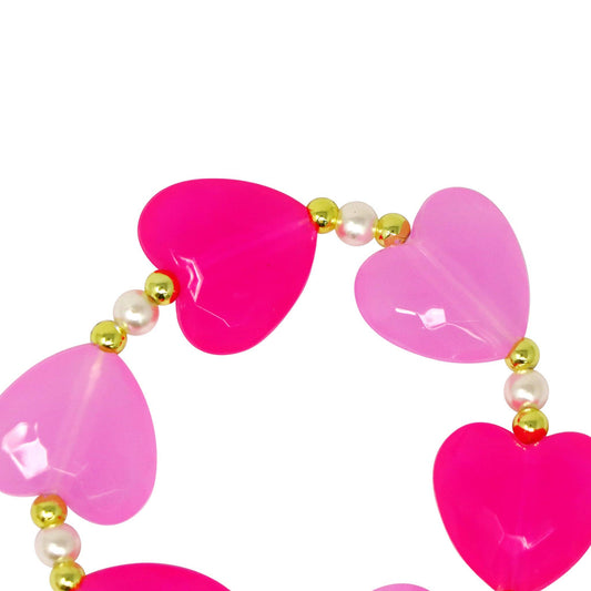 Ballet Heart and Pearl Bracelet