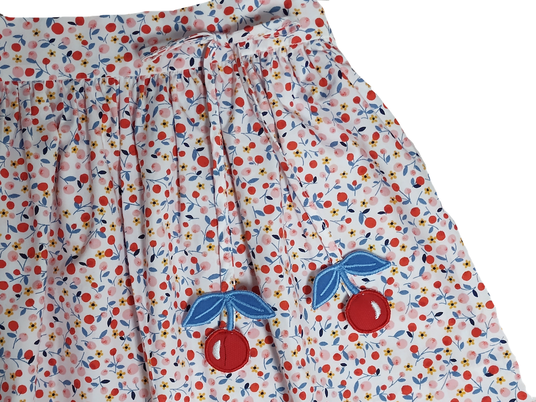 Cherry Print Skirt