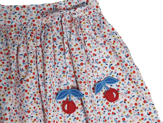 Cherry Print Skirt