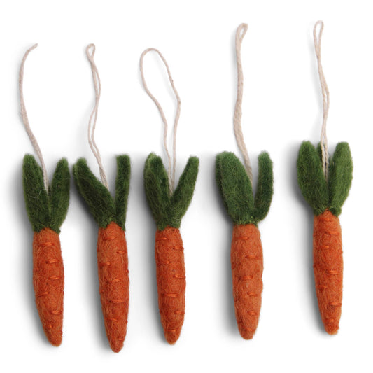 Set of 5 Carrots