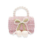 Lily & Bow Tweed Purse, Pink