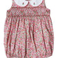 Brooke Floral Print Smocked Bubble