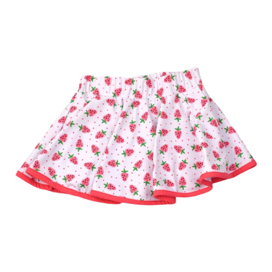 Athleisure Tennis Skort, Strawberries