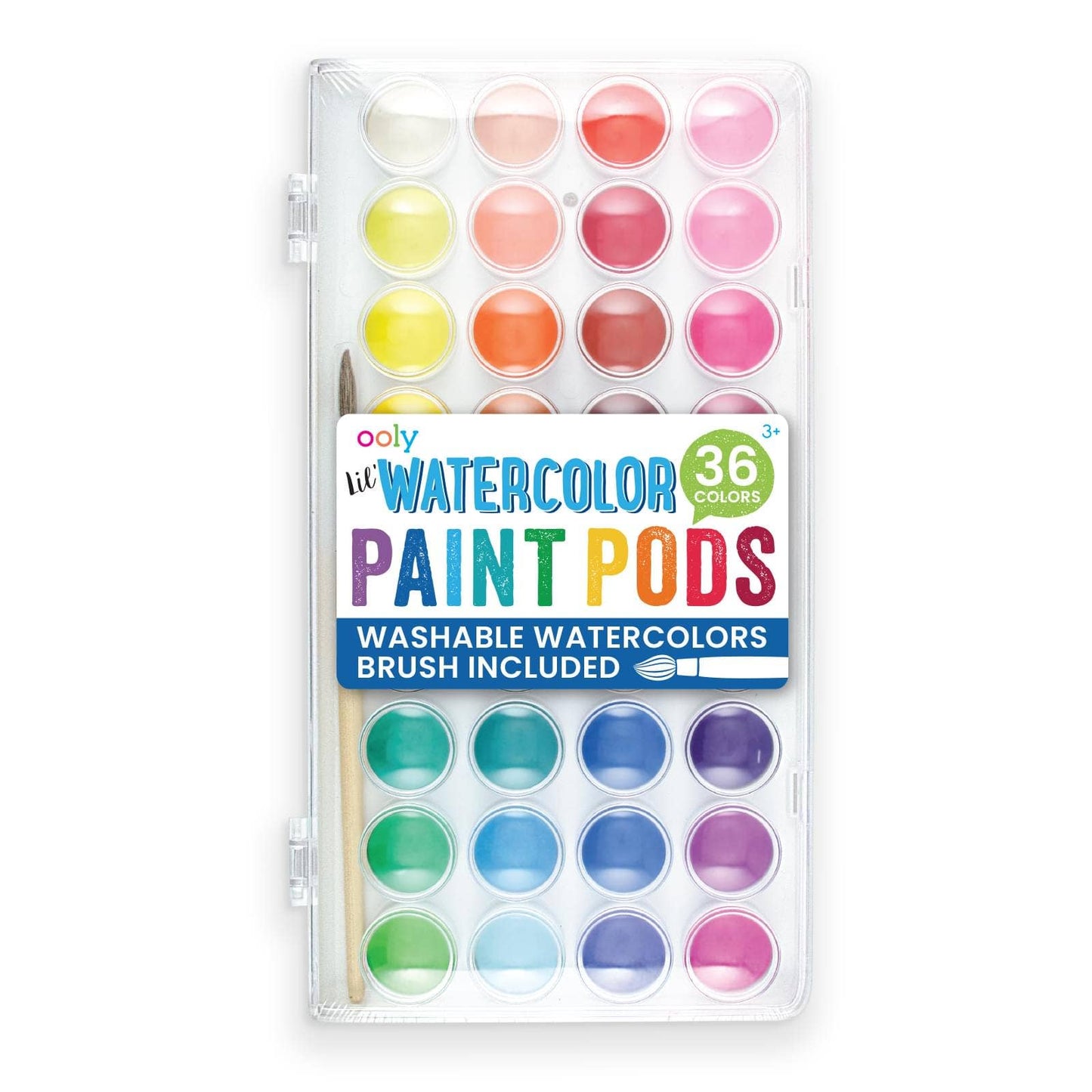 Lil' Paint Pods Watercolor Paint, Set of 36