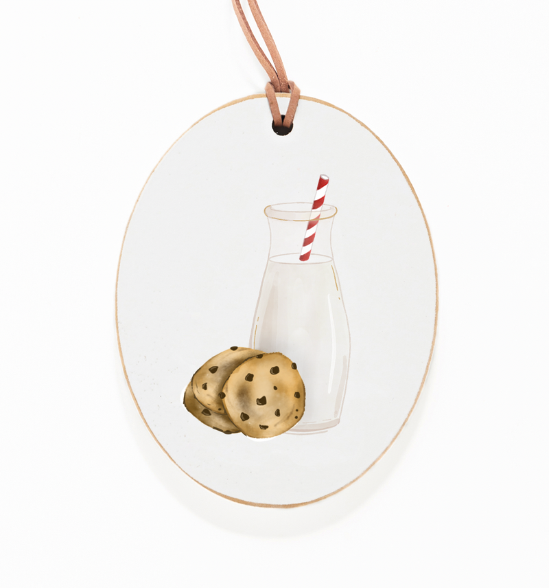 Ornament, Milk & Cookies