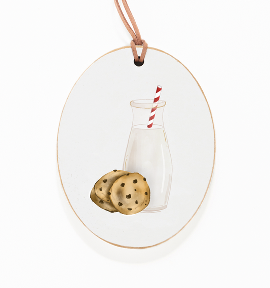 Ornament, Milk & Cookies
