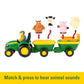 John Deere Animal Sounds Hayride Musical Tractor Toy