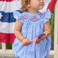 Smocked Bishop Bubble - Flags