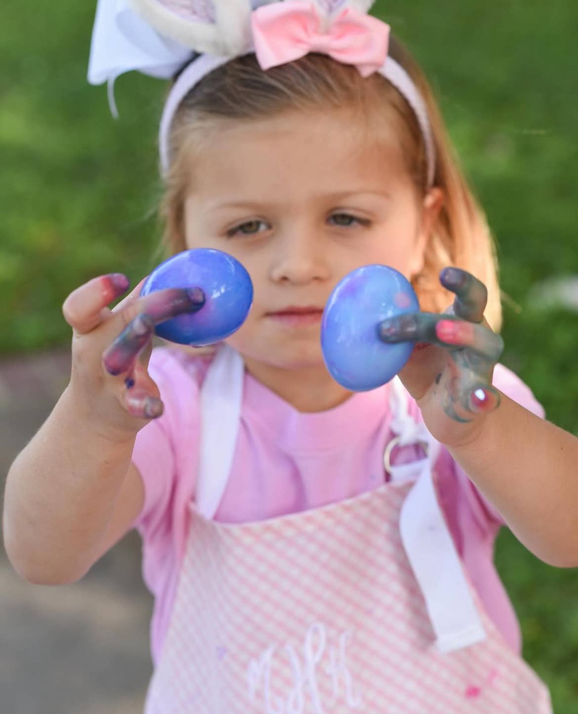 Seersucker Bunny Ears