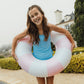 Kids Vintage Tube Float, Pink, 34"